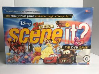 Disney Scene It? 2nd Edition Dvd Game Board Game in Complete 2