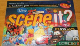 Disney Scene It 2nd Edition Disney Pixar Family Dvd Game 100 Complete