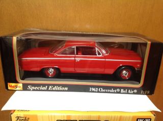 Khs - 1/18 Maisto Special Edition Die Cast 31641 1962 Chevrolet Bel Air