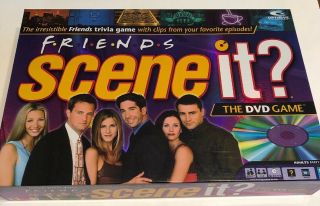 Friends Scene It? Dvd Board Game 100 Complete Mattel