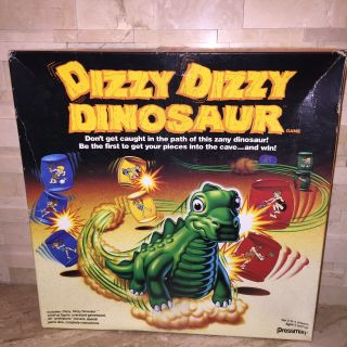 Dizzy Dizzy Dinosaur Board Game 1987 Complete