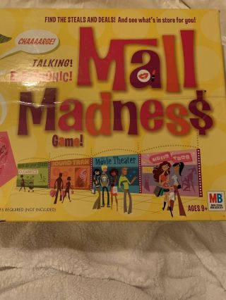 2004 Mall Madness Board Game (electronic,  Talking) Complete