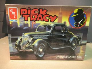 Dick Tracy Amt Plastic Model Kit W/box 1/25 Junkyard Parts Missing