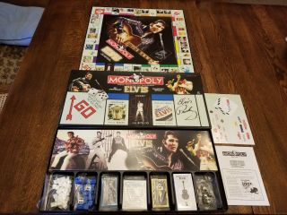 Elvis Presley Monopoly Board Game 25th Anniversary Collector Edition