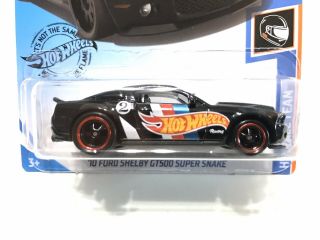 Hot Wheels ‘10 Ford Shelby Gt500 Snake Race Team Real Riders Custom