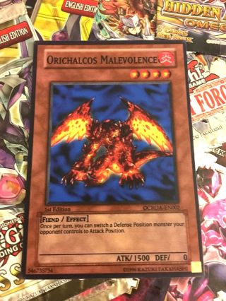 Orica Cosplay Card Orichalcos Malevolence Custom Card