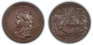 1743 Dassier Roman Republic Medal Continence Of Scipio Africanus