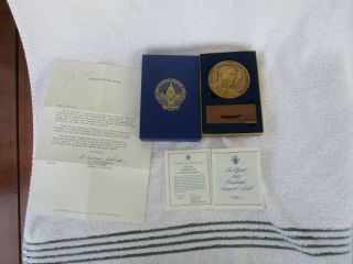The Official 1985 Presidential Inaugural Medal President Reagan 