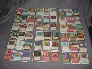 Magic The Gathering - Mtg - 4th Edition Complete Set,  378 Cards,  Nm/m