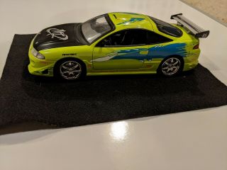 Ertl/racing Champions Fast And The Furious 1995 Mitsubishi Eclipse 1:18