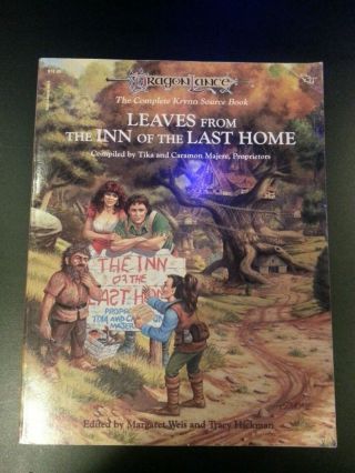 Dungeons And Dragons Ad&d Dragonlance Leaves From The Inn Of The Last Home 8446