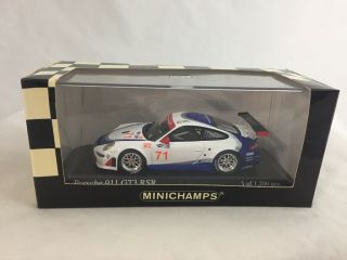 1/43 Minichamps Porsche 911 Gt3 Rsr,  2007 Sebring,  Henzler/liddell/long,  1/1,  200