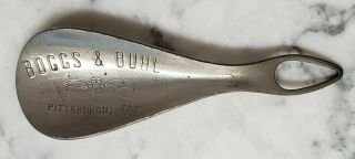Vintage 1920s Boggs & Buhl Pittsburgh Pa Department Store Shoe Horn Lace