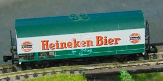 Fleischmann 8326 Heineken Refrigerated Bier Wagon N Gauge (9)