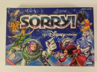 Sorry Game - Disney Edition - Complete - Parker Brothers - 2001
