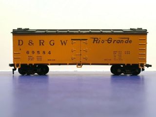 Ho Scale D&rgw " Denver & Rio Grande Western " Freight Train Box Car / 69584