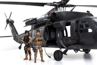 1/18 Bbi Elite Force Black Hwack M60 Night Raid Helicopter Limiterted Edition