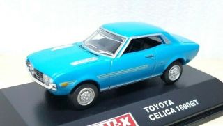 1/72 Yodel Real - X Toyota Celica 1600gt Ta22 Blue Diecast Car Model