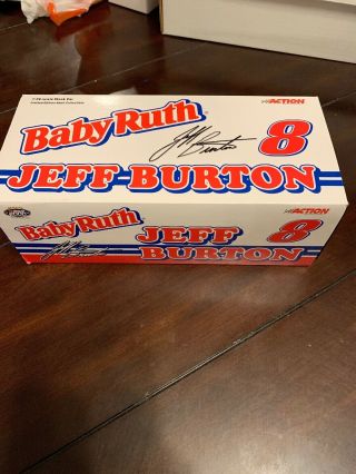 2000 Action 1:24 - Scale Stock Car (1990 T - Bird) 8 Jeff Burton Baby Ruth