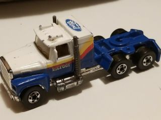 Hot Wheels Big Foot Champions Semi Truck Rig for Ford Monster Truck 4x4 3