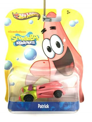 Hot Wheels Nickelodeon Sponge Bob Square Pants Patrick Vehicle Car Die Cast 1/64