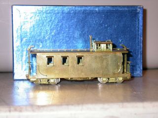 Brass Slim Princess Hon3 - 4 D&rgw Wood Side Caboose W/ Box Balboa Scale Models