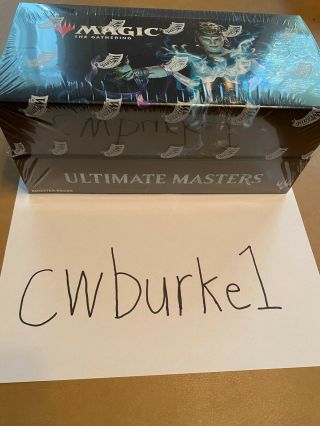Magic The Gathering Ultimate Masters Booster Box Mtg