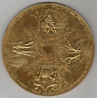 Modern French Medal Issued " For The Character Of Man Is Subject To Astro "
