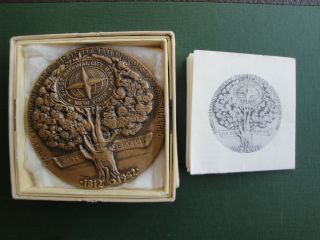 Enrique Monjo - Bronze Medal " First National City Bank,  York 1962 " W/box