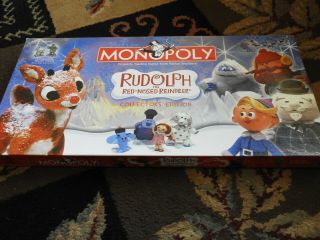 Rudolph The Red Nosed Reindeer Collectors Edition Monopoly Complete