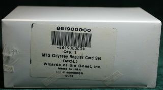 Odyssey Complete Set Factory Mtg Mol Magic