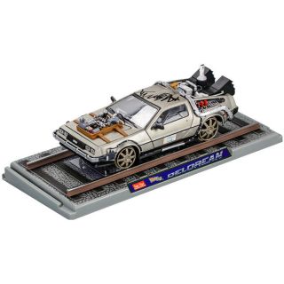 Michael J.  Fox Autographed Back To The Future Iii 1:18 Scale Die - Cast Delorean