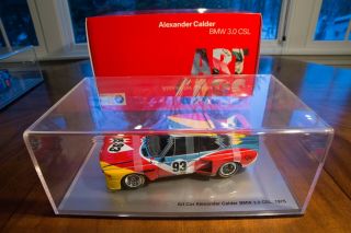 1/18 Alexander Calder Bmw 3.  0 Csl 1975 Art Car - Rare