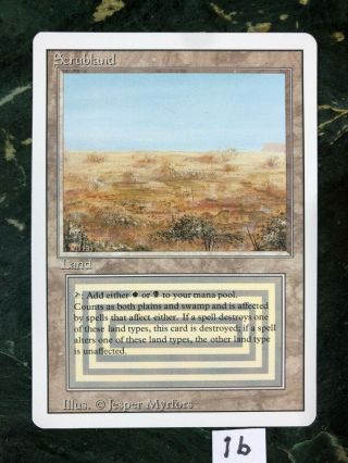 Scrubland - Revised - Set Of 3 - Near And Lightly Played