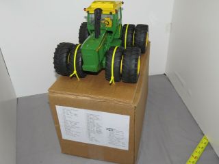 JOHN DEERE 7520 Precision Engineering 4WD Toy Tractor 1/16 CUSTOM HEAVY Fat Tire 2