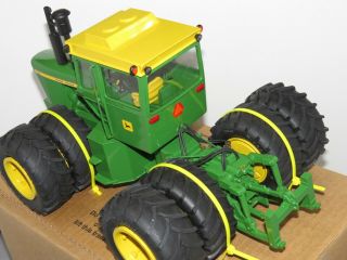 JOHN DEERE 7520 Precision Engineering 4WD Toy Tractor 1/16 CUSTOM HEAVY Fat Tire 3