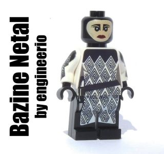 Custom Bazine Netal Star Wars Minifigures On Lego Bricks
