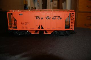 Aristo - Craft Art - 41211 Drgw Rio Grande 2 Bay Covered Hopper,  Train,  G Scale