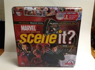 Scene It? Marvel Deluxe Edition Dvd Game,  Collectors Tin