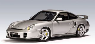 Porsche 911 (996) Turbo Coupe Gt2 Silver By Autoart 1:18 Very Rare Discontinued