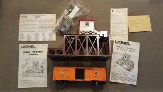 Lionel 2306 Operating Ice Station With 6700 Ice Car,  Mth,  K Line,  Railking