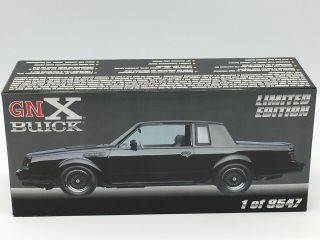 Gmp Epitome 1987 Buick Gnx Serial 001 Diecast Model Grand National