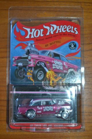 Hot Wheels RLC Exclusive Candy Striper ' 55 Chevy Bel Air Gasser 2014 - Real Deal 2