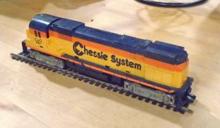 HO,  Train engine,  Chessie C & O,  4301,  Alco,  Tyco - Hong Kong RUNS 2