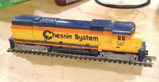 HO,  Train engine,  Chessie C & O,  4301,  Alco,  Tyco - Hong Kong RUNS 3