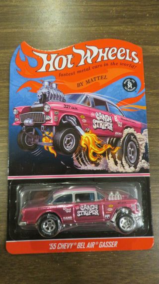 Hot Wheels Rlc Pink Candy Striper 55 Chevy Bel Air Gasser 629/4000
