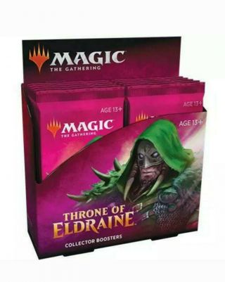 Mtg Throne Of Eldraine Collector Booster Box,  Magic The Gathering