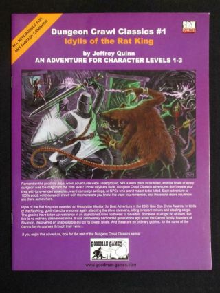 Goodman Games Dcc 01 Idylls Of The Rat King 2003