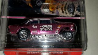 Hot Wheels Rlc Candy Striper ‘55 Chevy Bel Air Gasser 2008 Of 4000