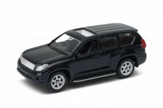 Welly 1:60 1:64 Toyota Land Cruiser Prado Black Car Diecast Rare
